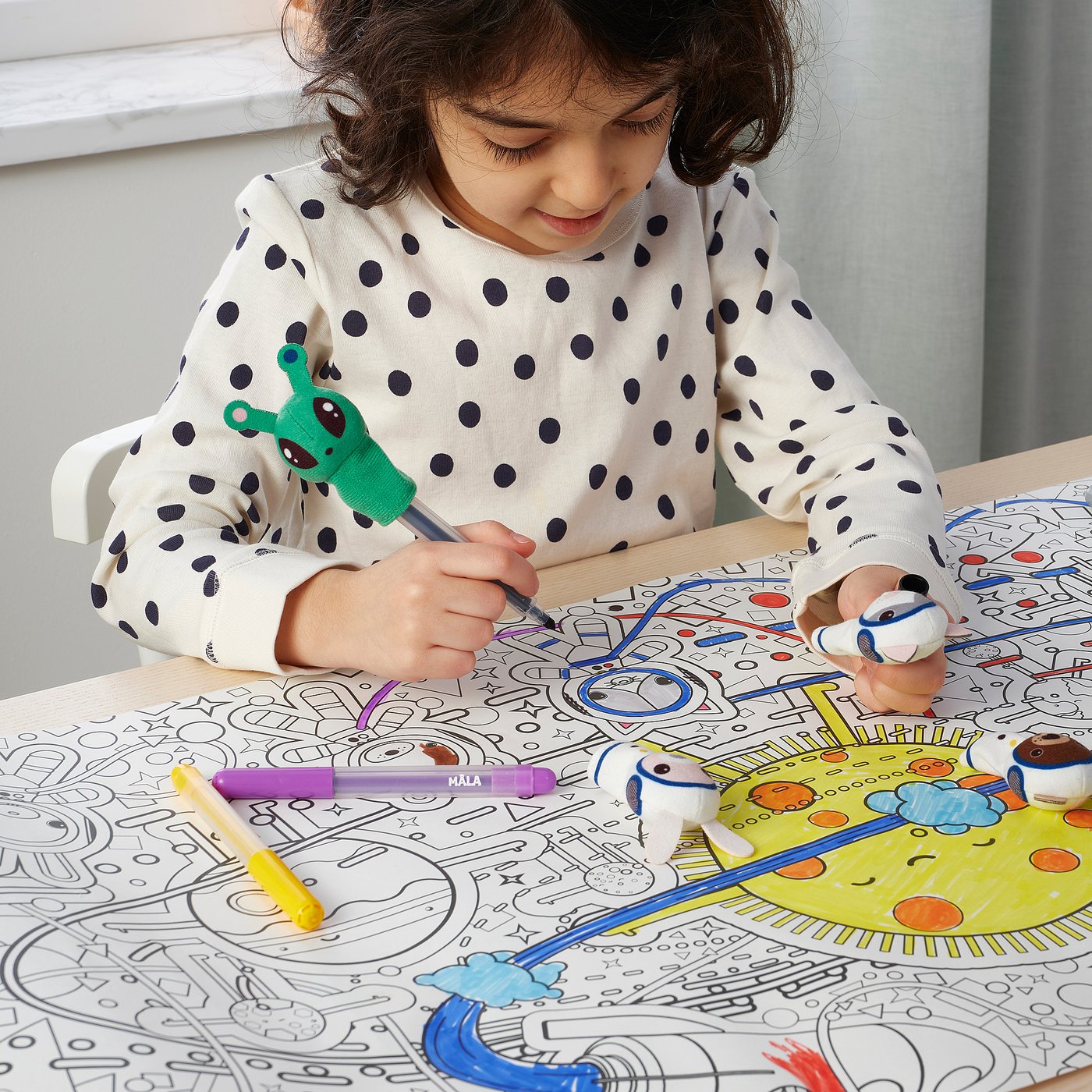 AFTONSPARV colouring paper roll space - IKEA
