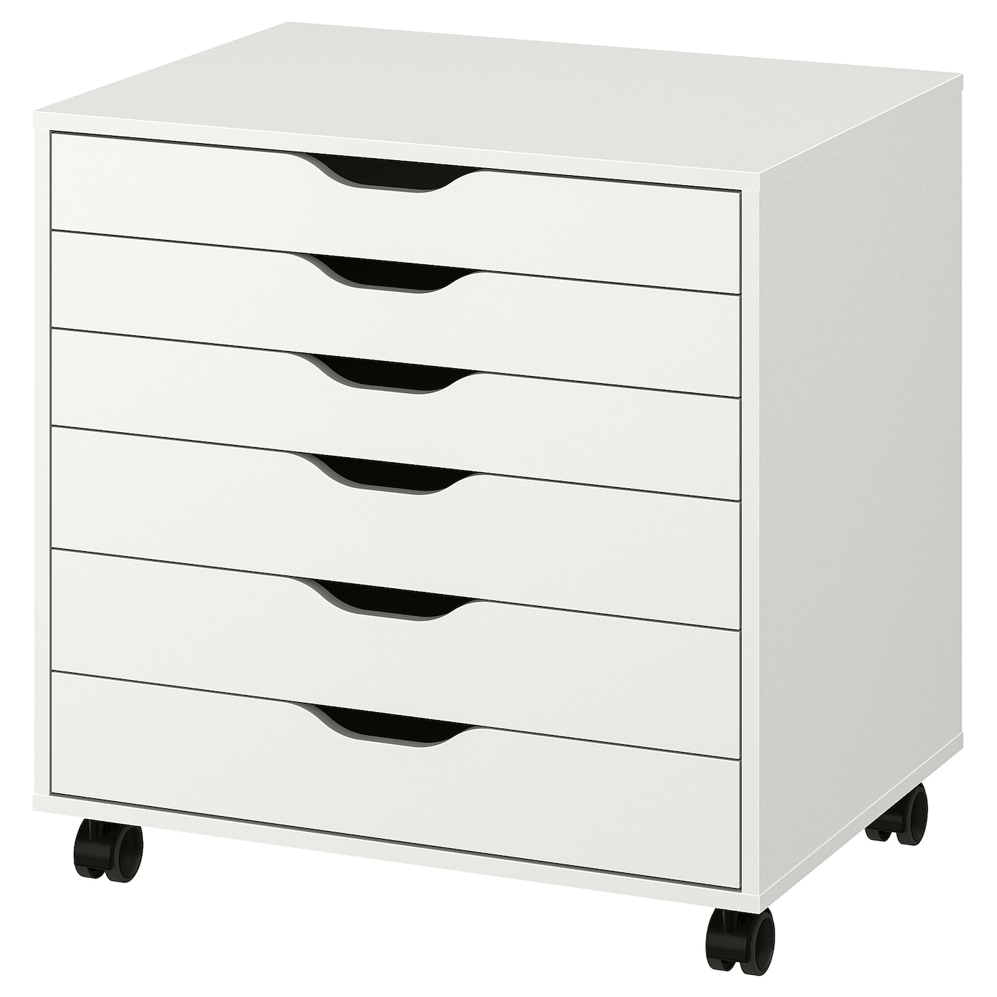 ALEX drawer unit on castors white - IKEA