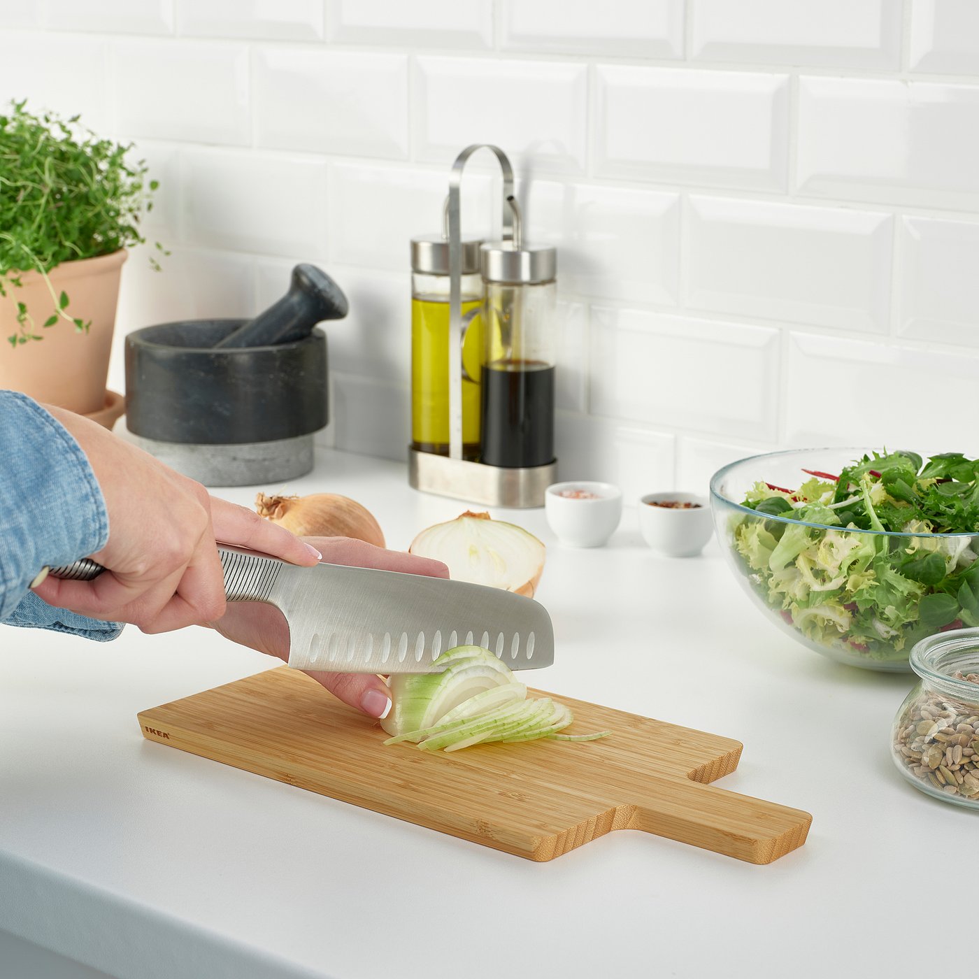 APTITLIG chopping board bamboo - IKEA