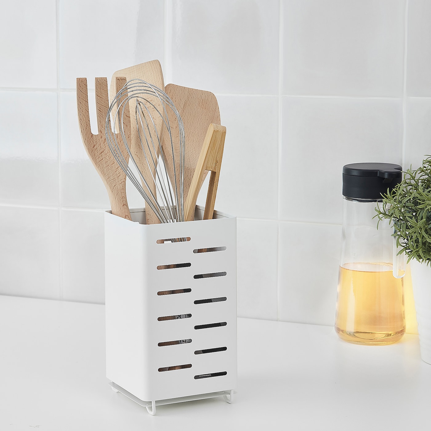 AVSTEG kitchen utensil rack white - IKEA