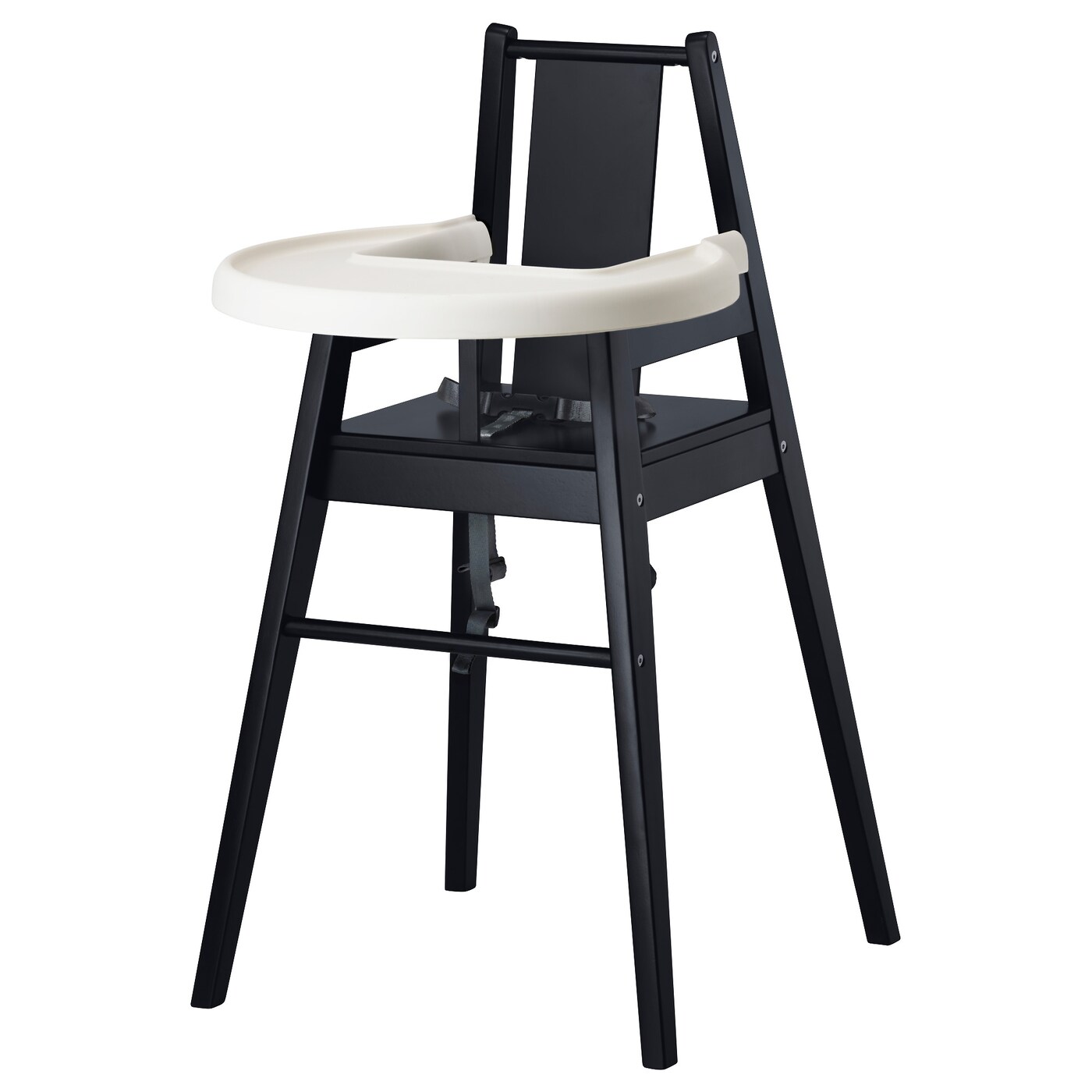 BLÅMES highchair with tray black - IKEA