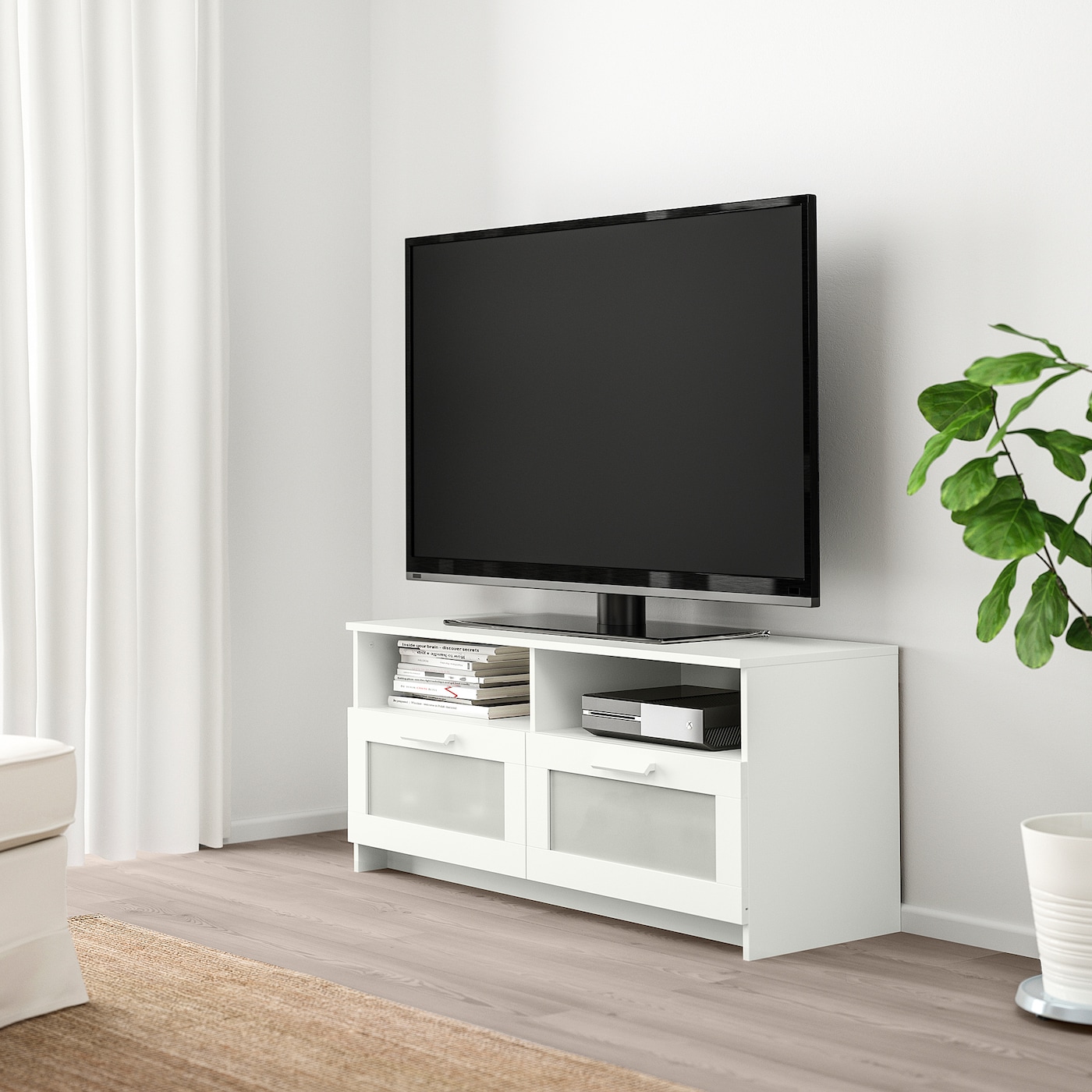 BRIMNES TV bench white - IKEA