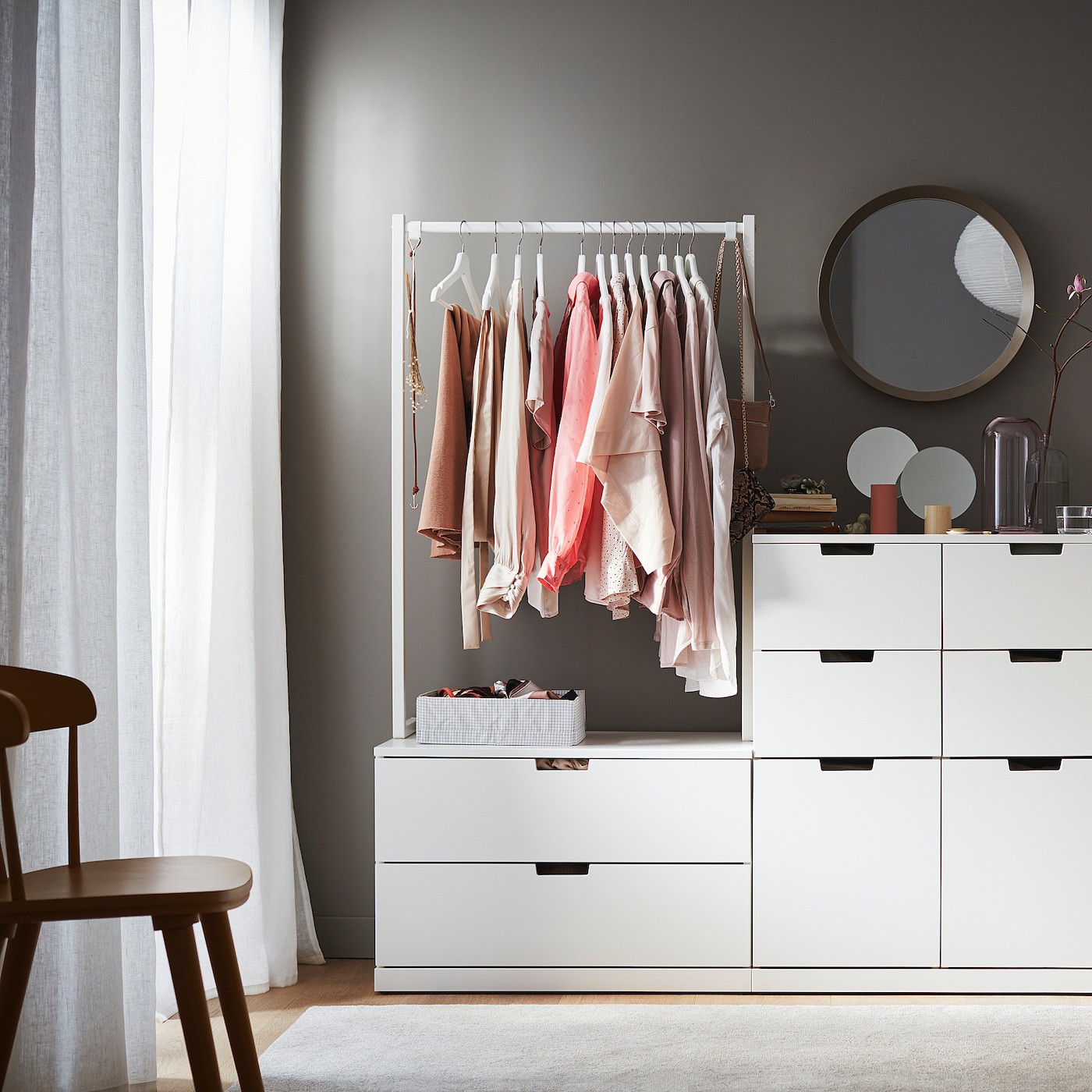 TRYSSE hanger, white/gray - IKEA