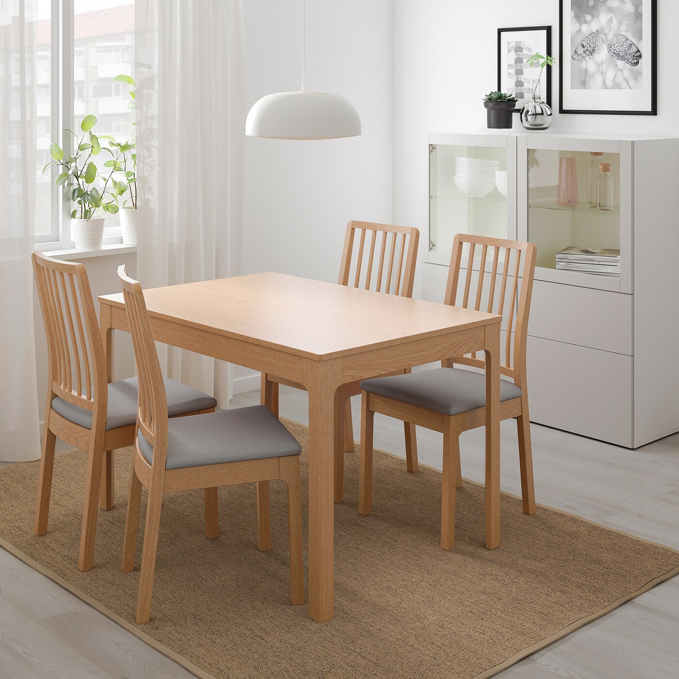 EKEDALEN extendable table oak - IKEA