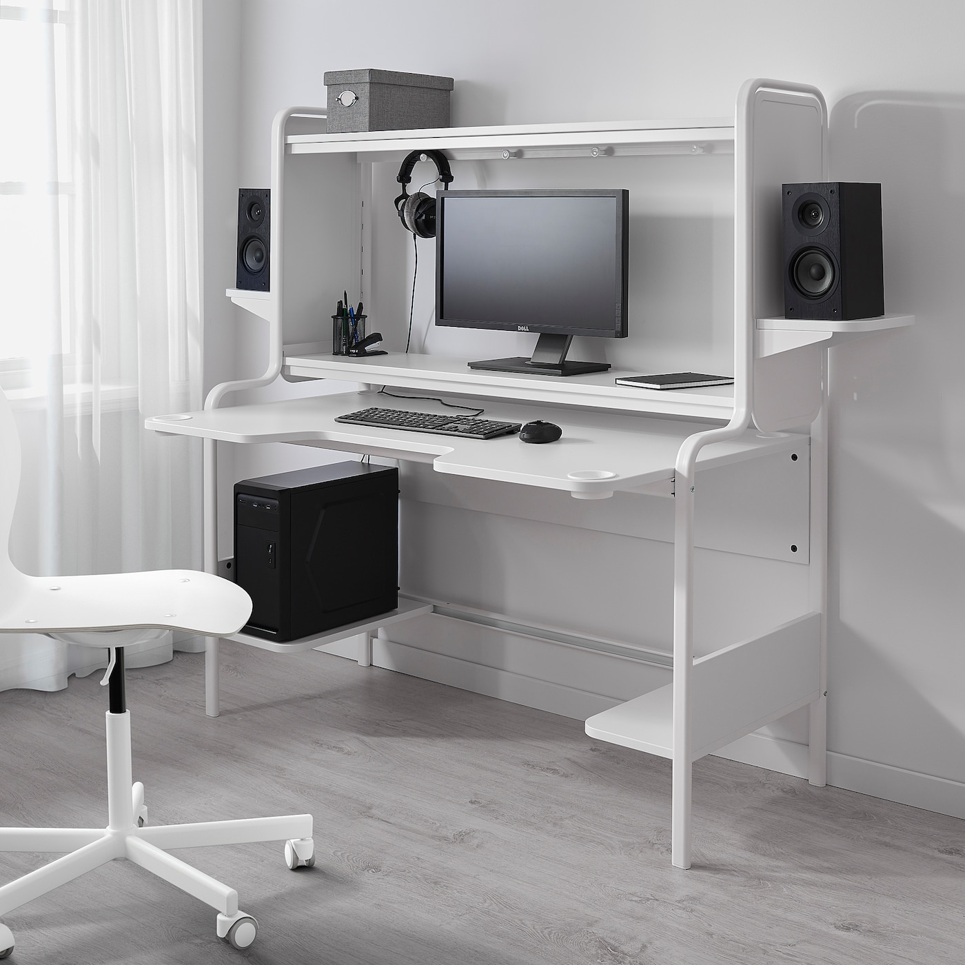FREDDE gaming desk white - IKEA