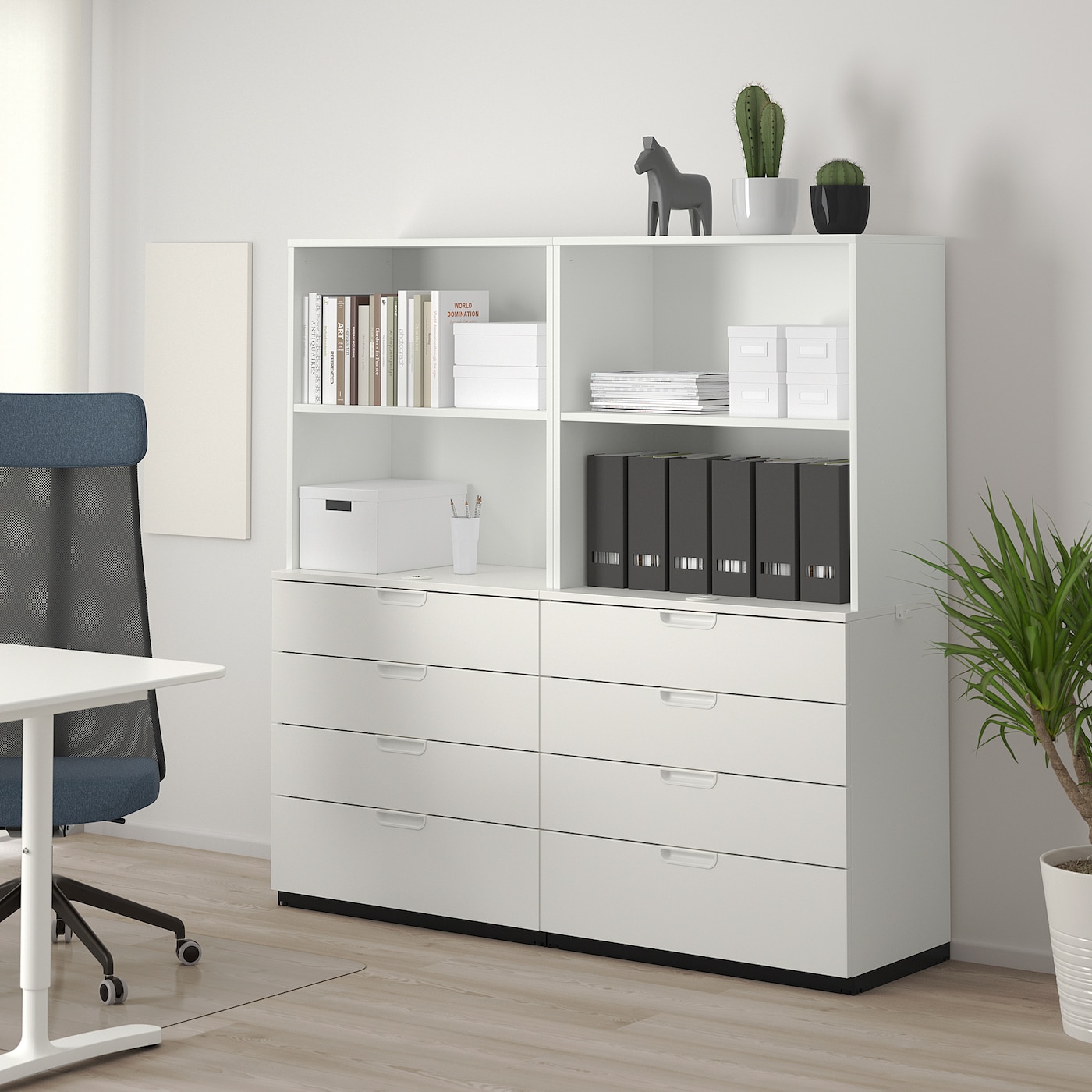 GALANT storage combination with drawers white - IKEA