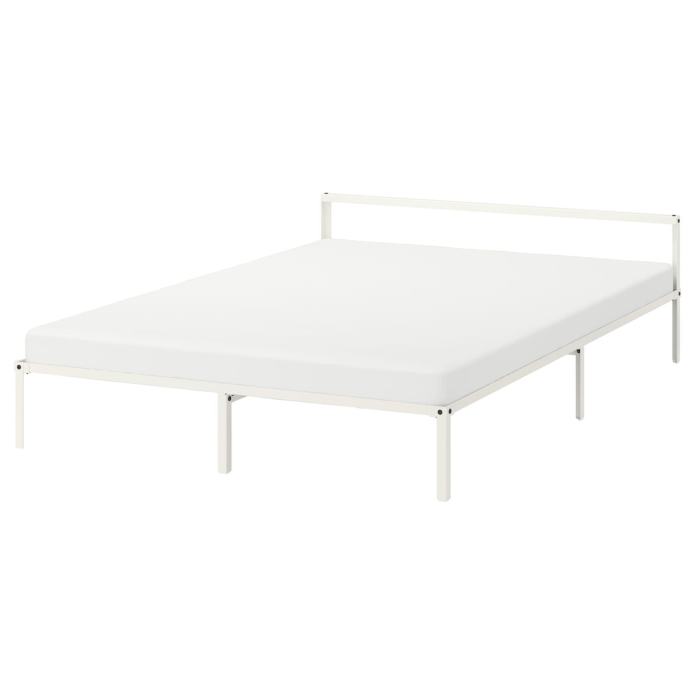 GRIMSBU bed frame white/Luröy - IKEA