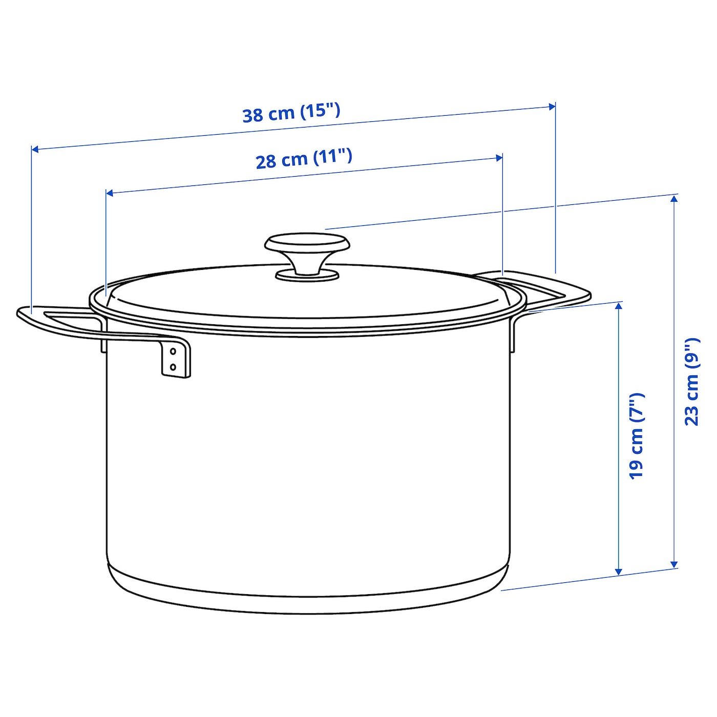 HEMKOMST pot with lid stainless steel/glass - IKEA