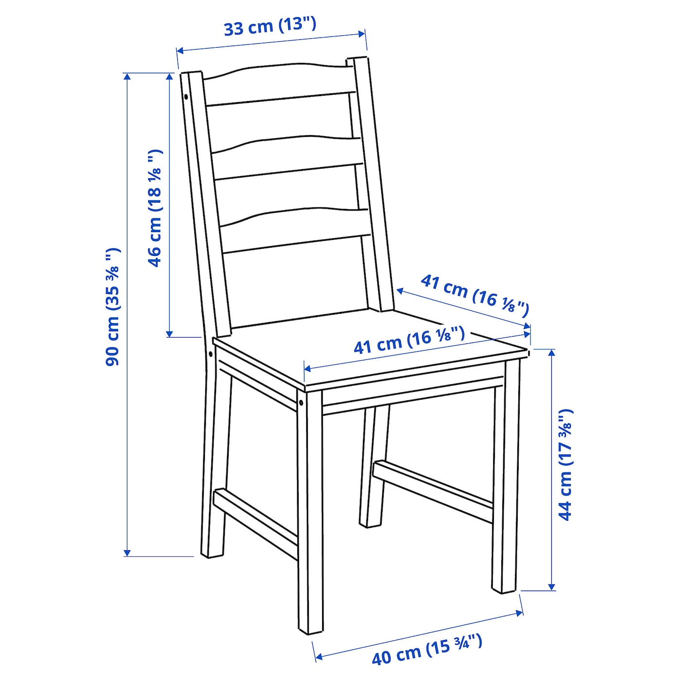 JOKKMOKK chair antique stain - IKEA