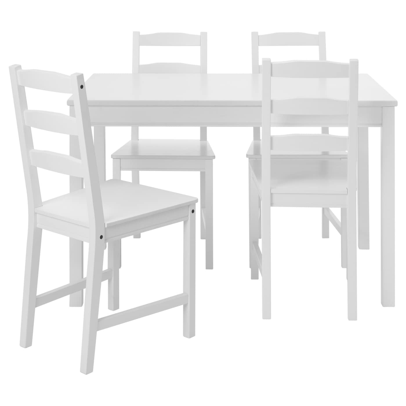 JOKKMOKK table and 4 chairs white - IKEA