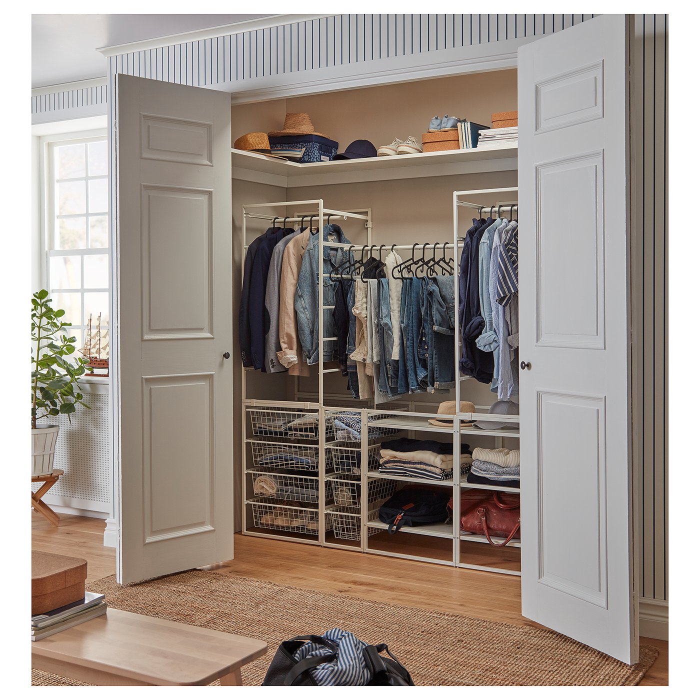 JONAXEL wardrobe combination white - IKEA
