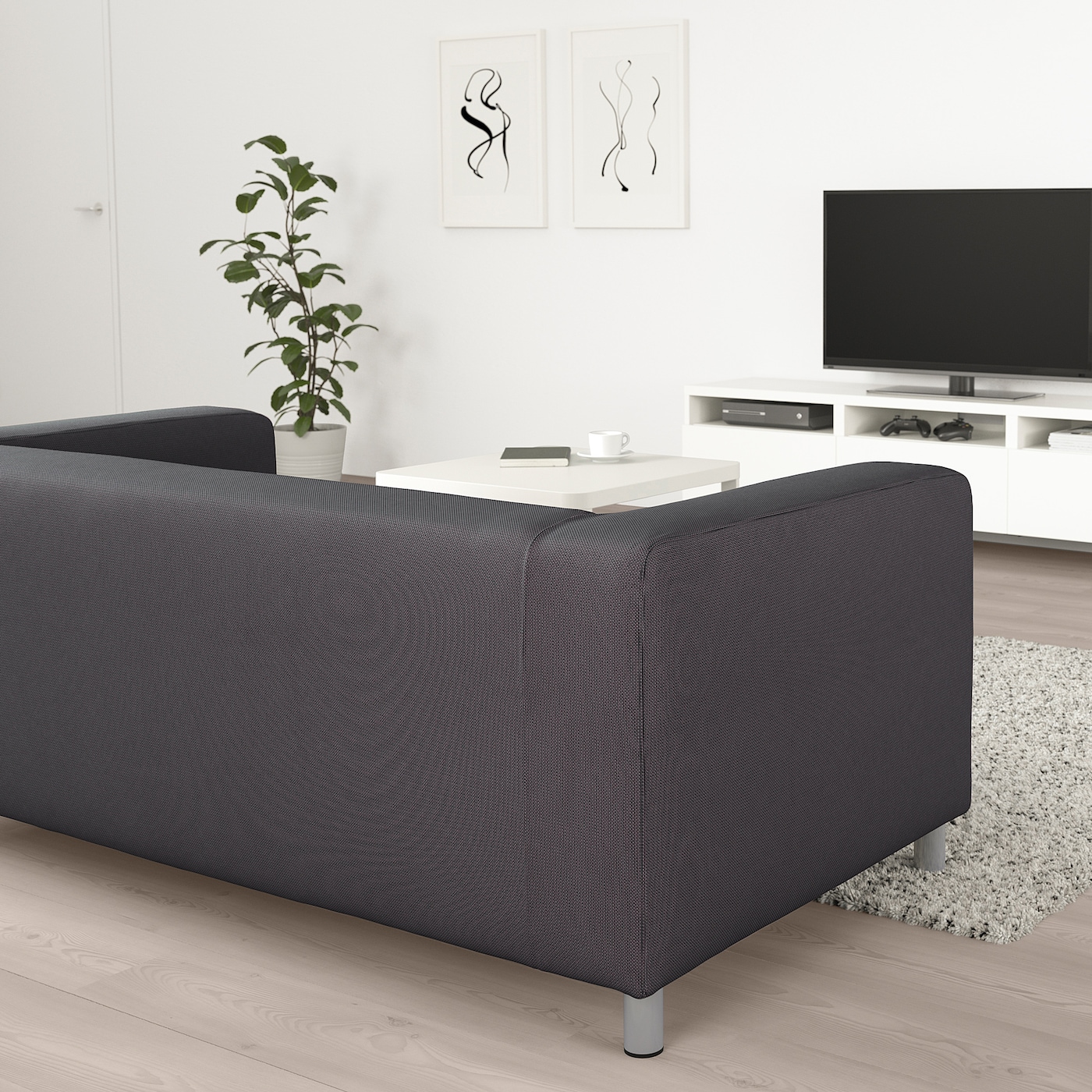 KLIPPAN 2-seat sofa Vissle grey - IKEA