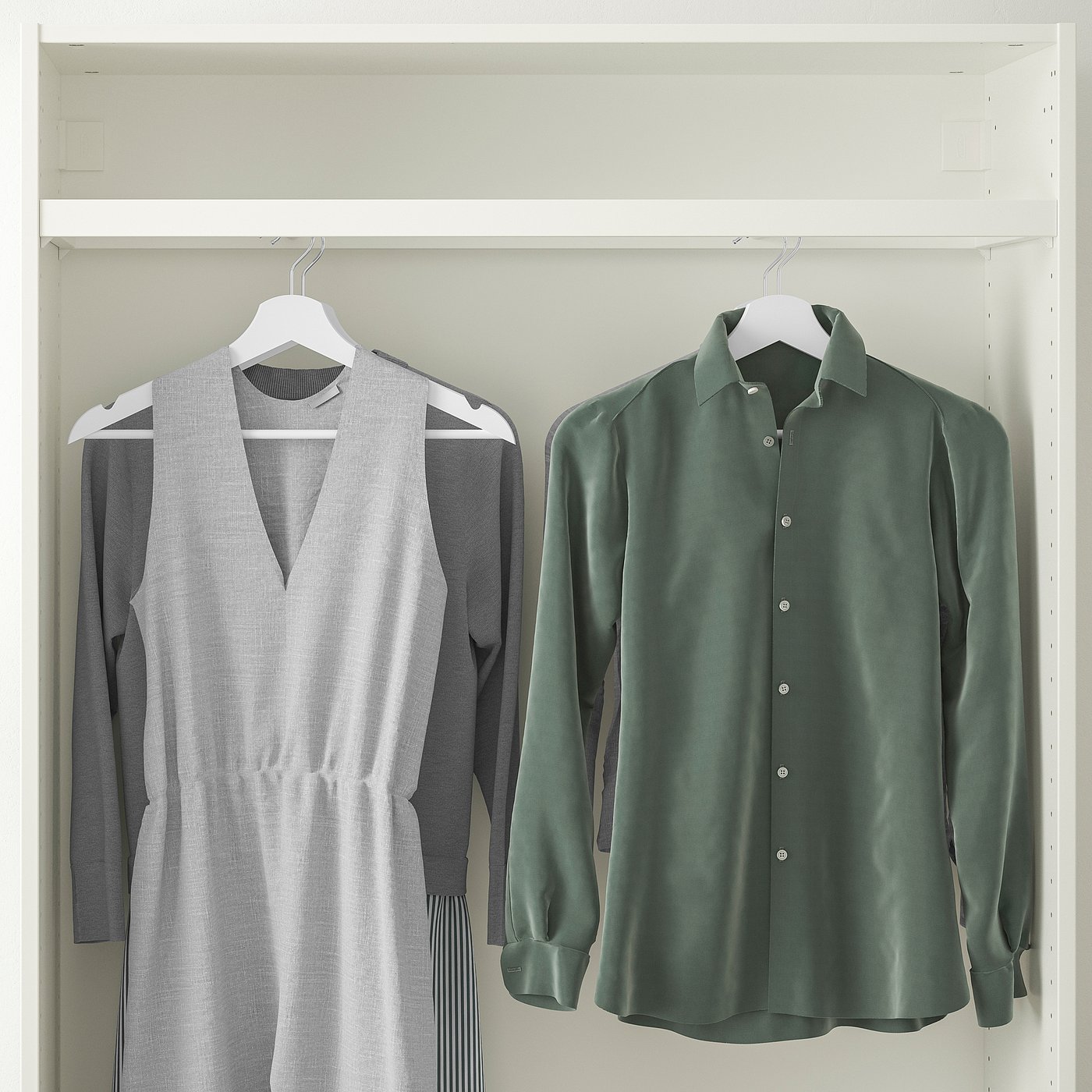 KOMPLEMENT clothes rail white - IKEA