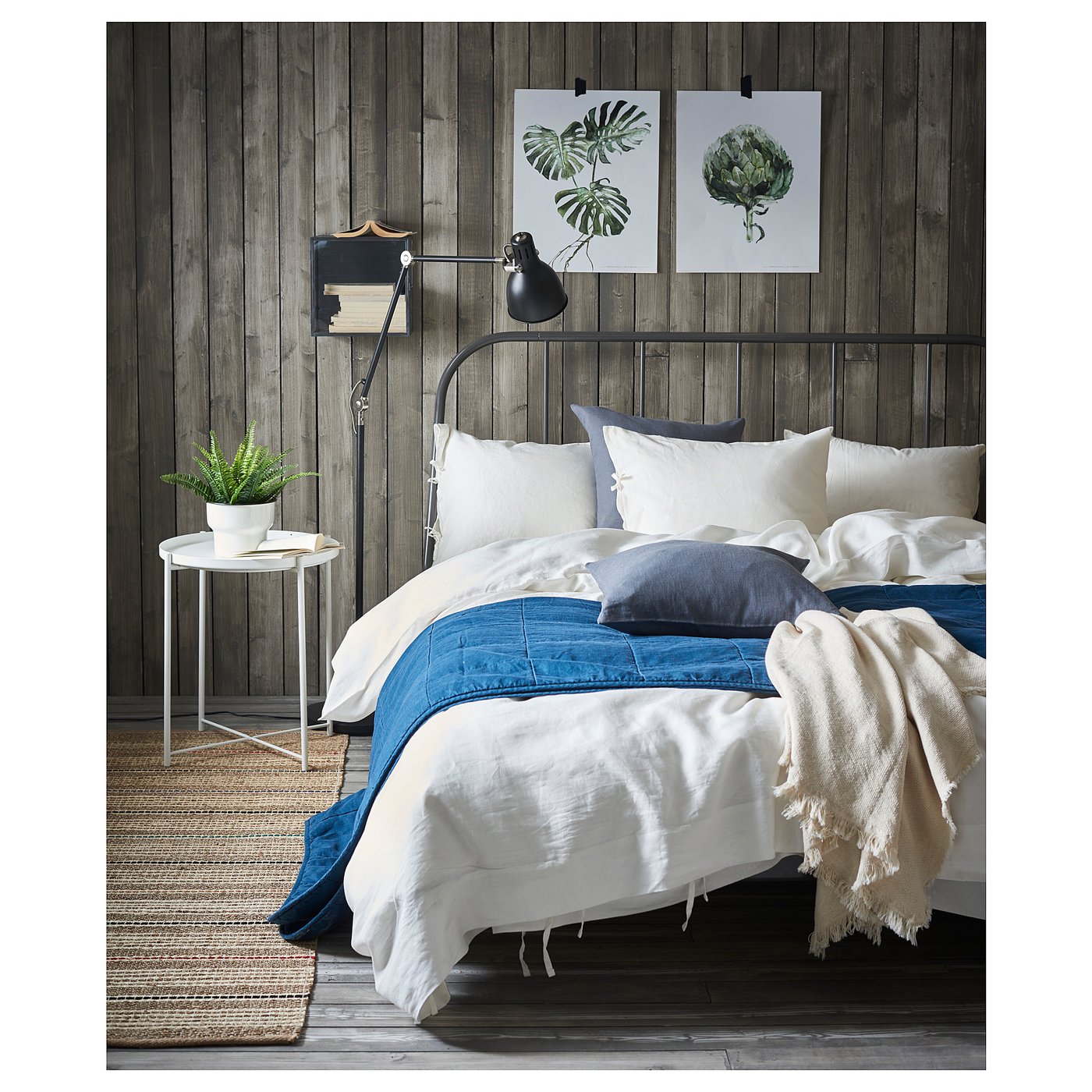 ☆専用☆本日引き取り☆IKEA イケア 振り絞っ KOPARDAL クイーングレー