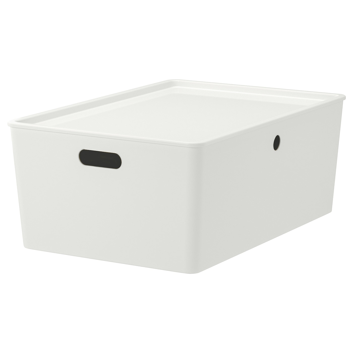 KUGGIS box with lid white - IKEA