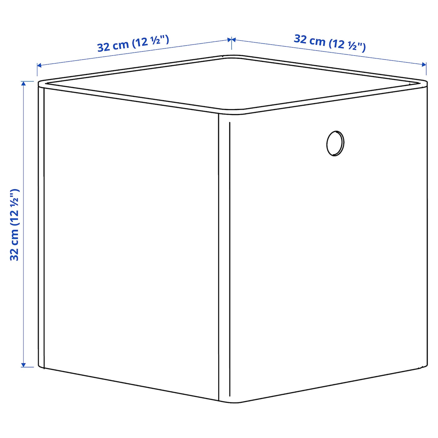 KUGGIS storage box with lid white - IKEA