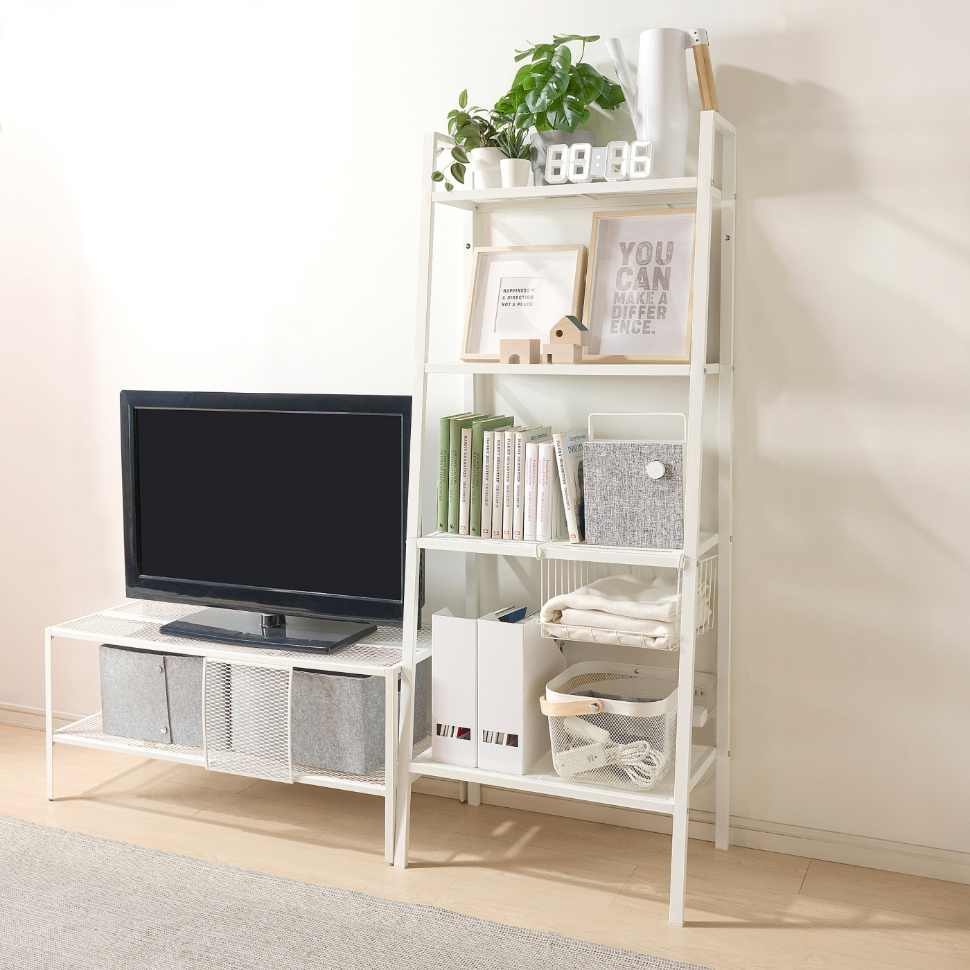 LERBERG Shelf Unit White IKEA
