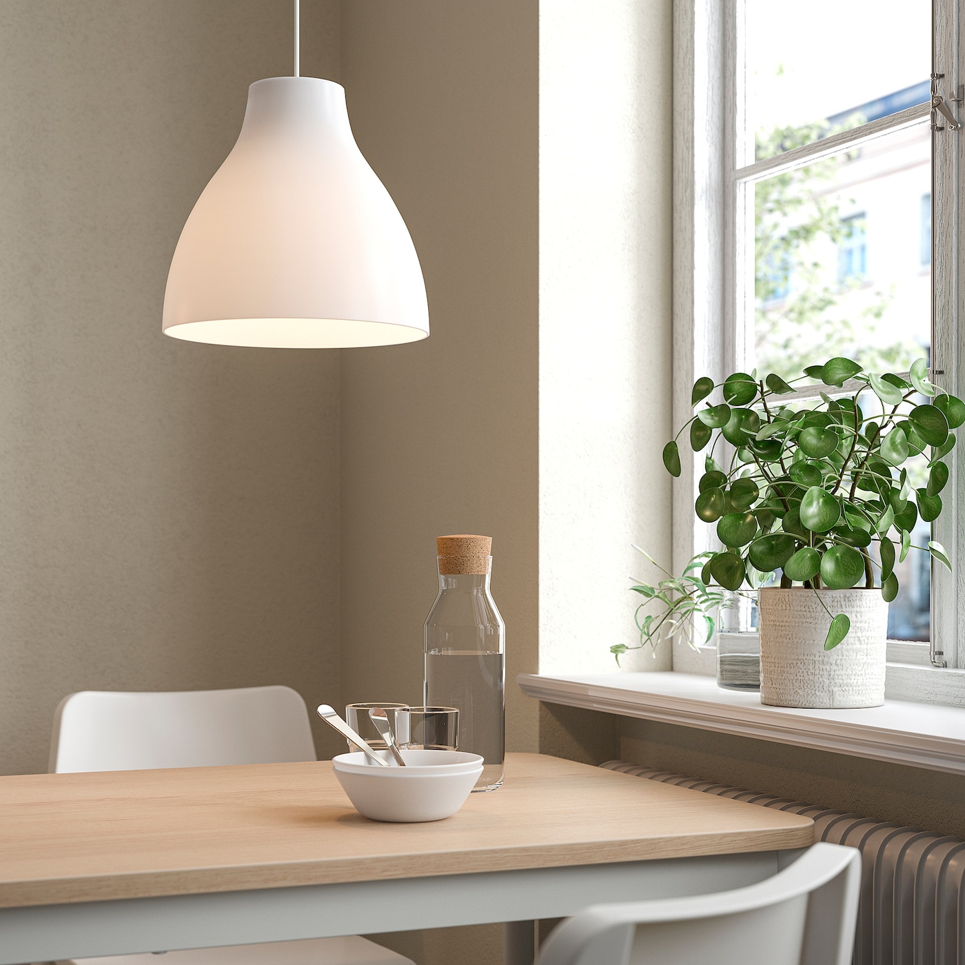 Melodi Pendant Lamp White Ikea