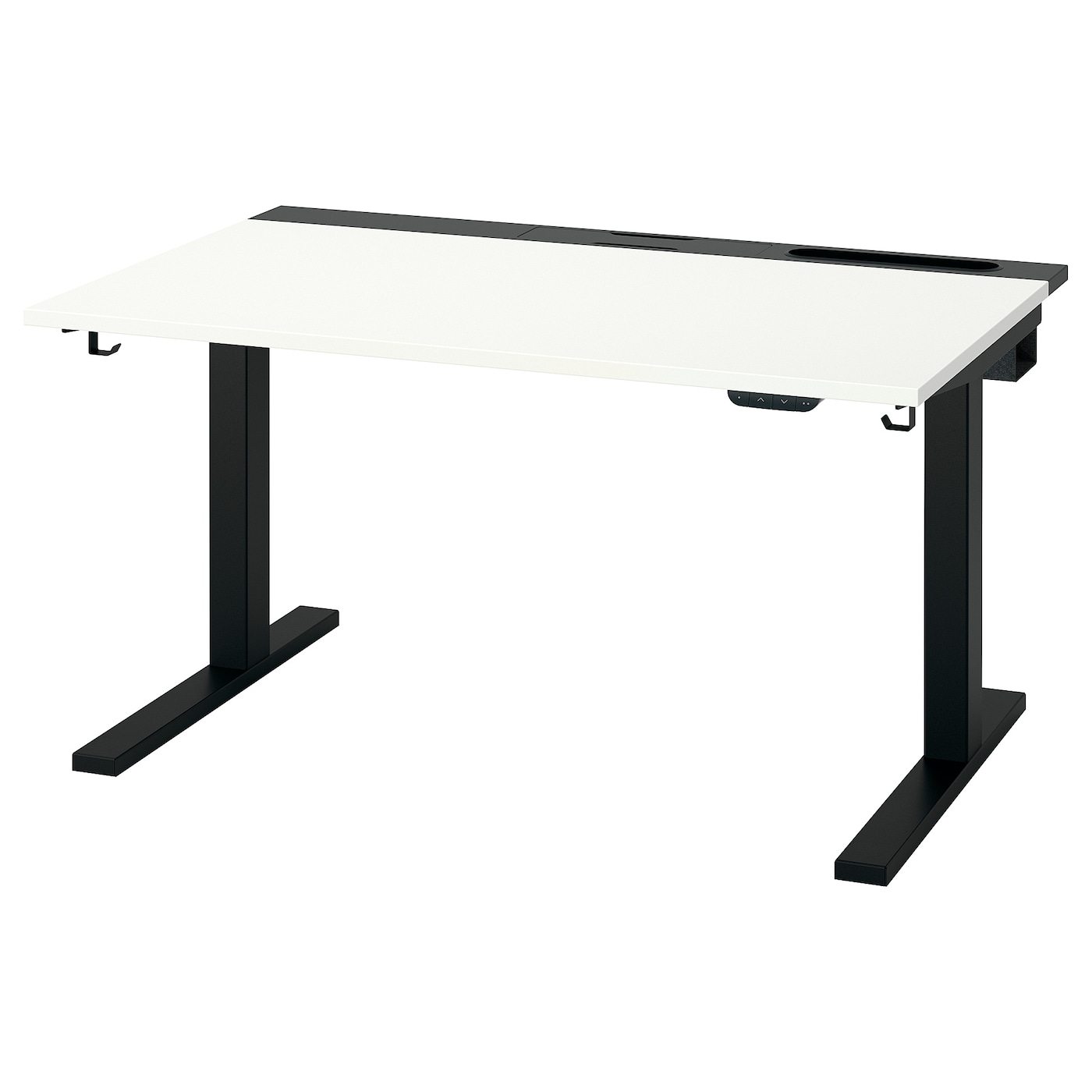 MITTZON desk sit/stand electric white/black - IKEA