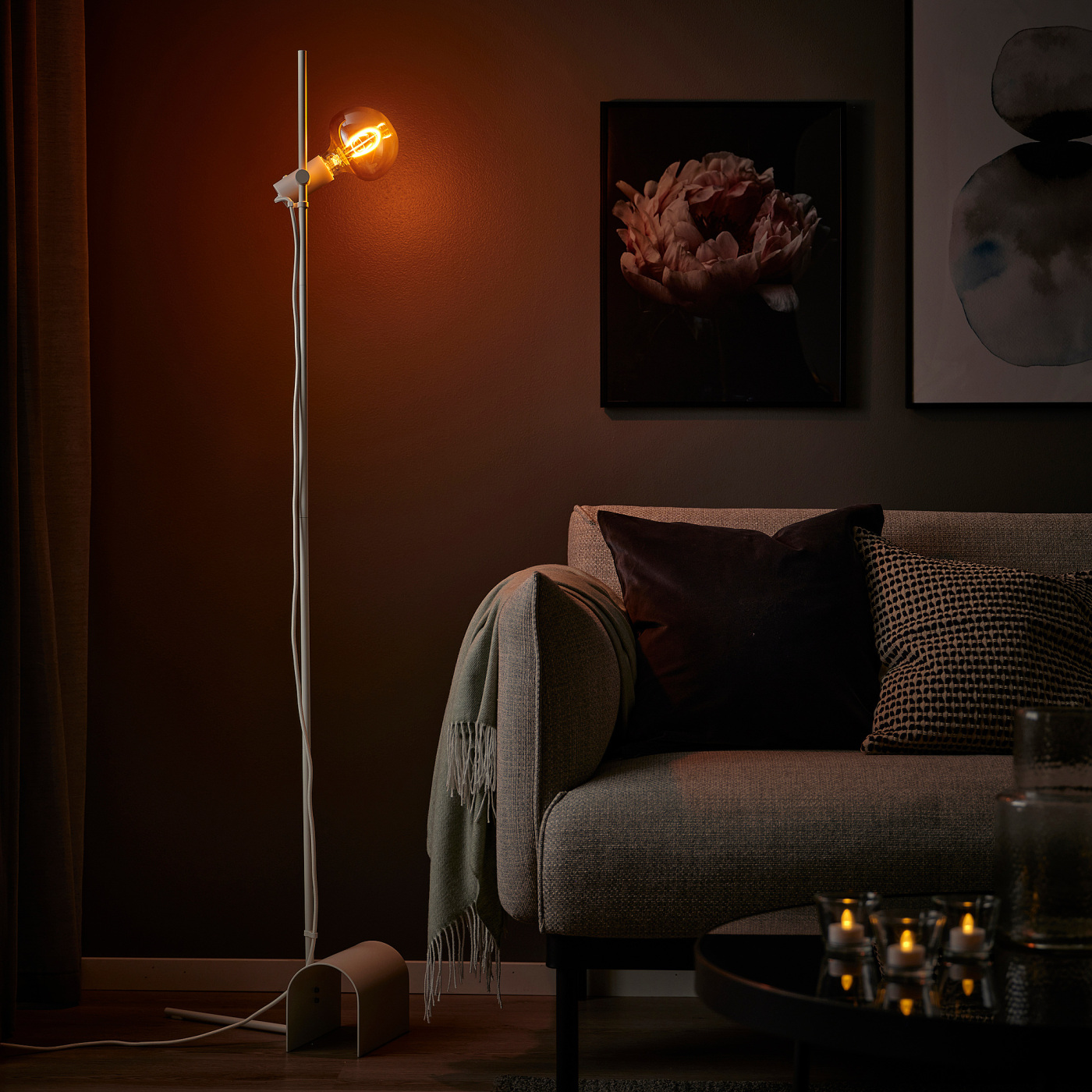 Molnart Hack MOLNART LED bulb E27 150 lumen mushroom brown clear glass - IKEA
