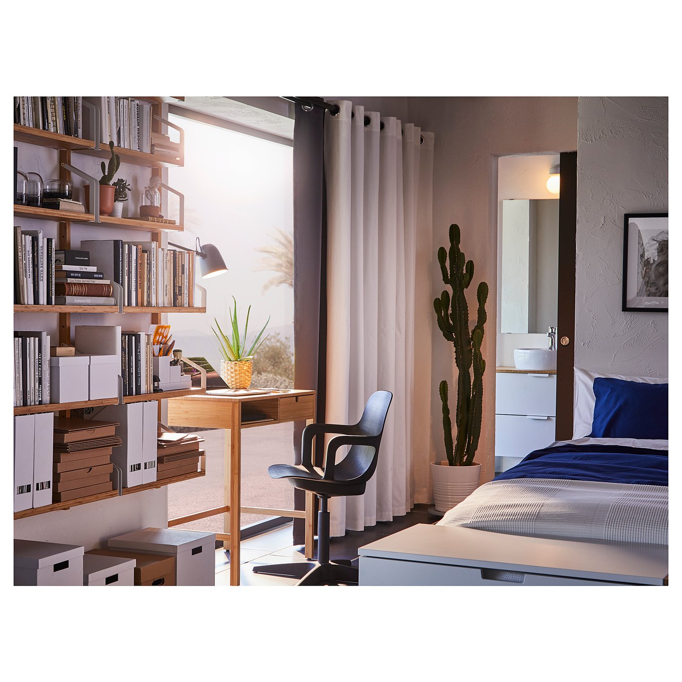NORDKISA dressing table bamboo - IKEA