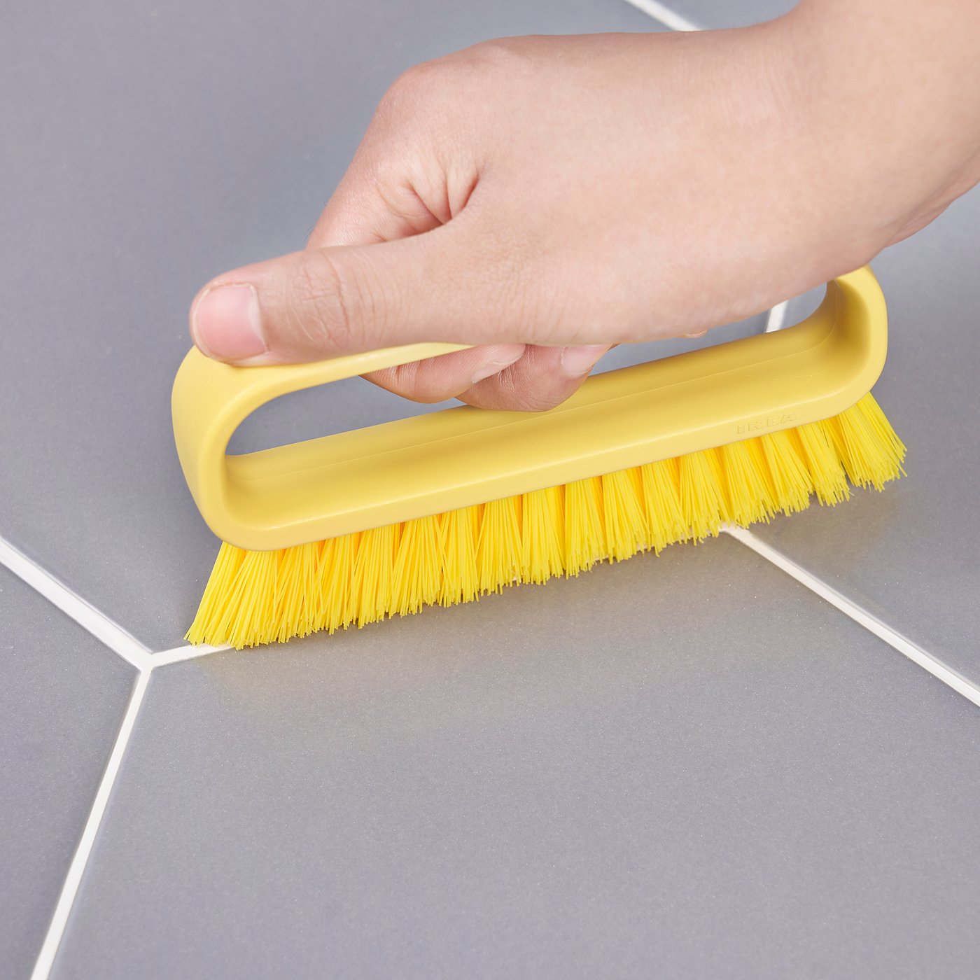 PEPPRIG scrubbing brush for corners yellow - IKEA