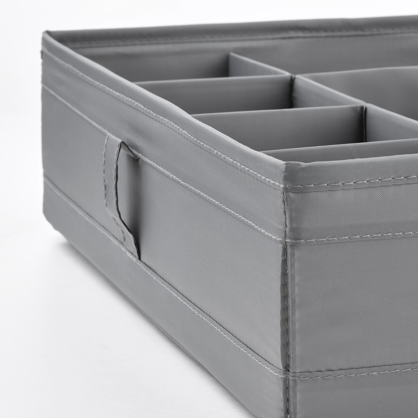 SKUBB box with compartments dark grey - IKEA