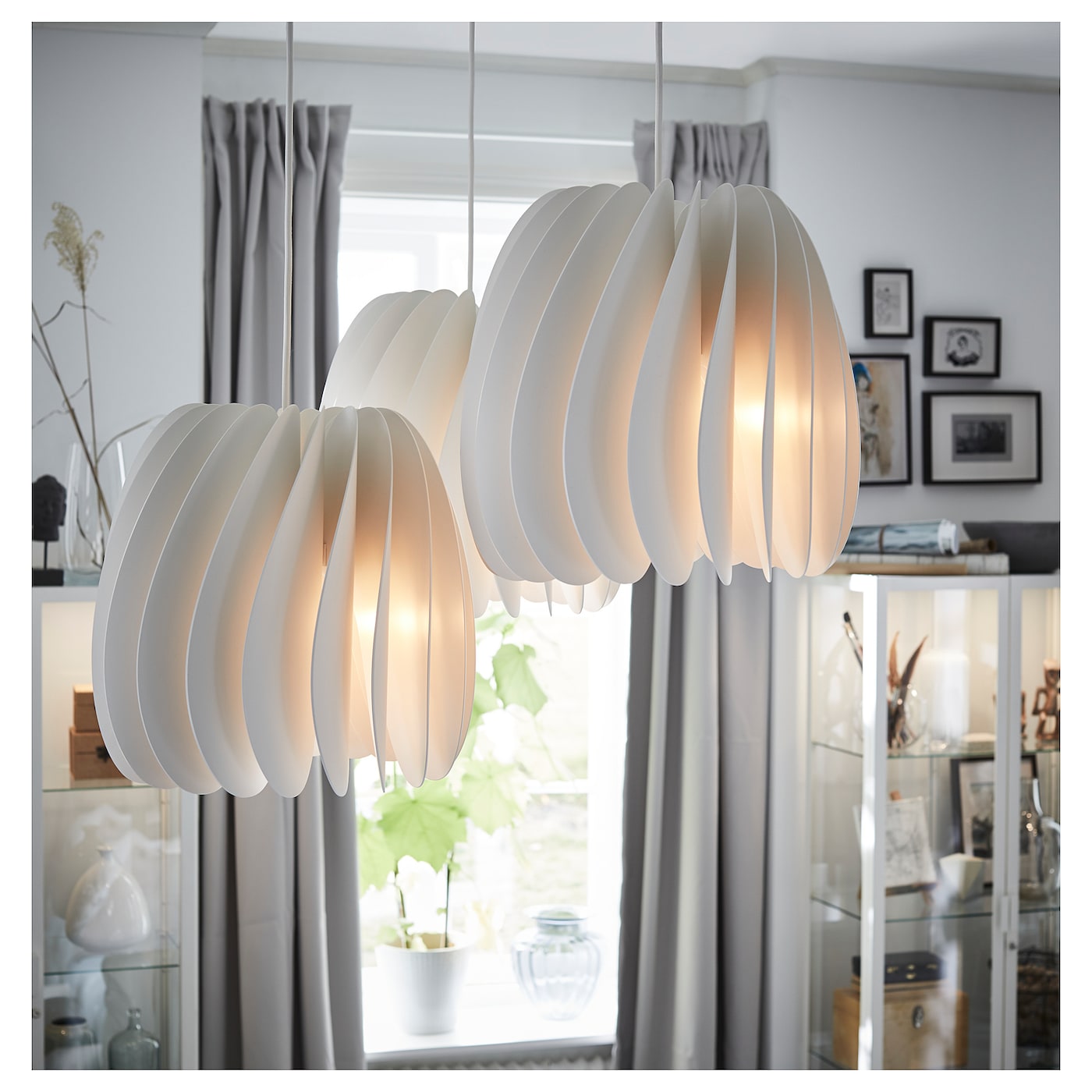 SOLHETTA LED bulb E27 1521 lumen dimmable/globe opal white - IKEA