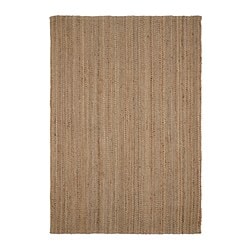 RAKLEV rug, flatwoven handmade natural/multicolour - IKEA