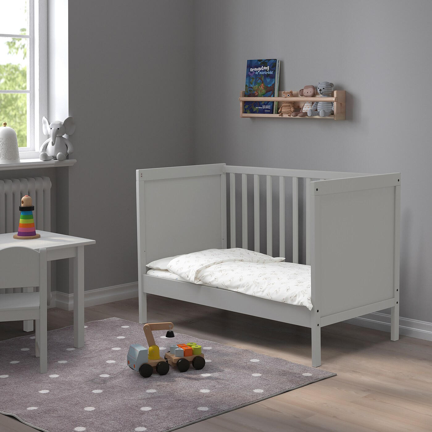 SUNDVIK cot grey - IKEA