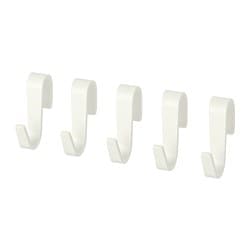 GALTBOX rack with 3 hooks self-adhesive/white - IKEA