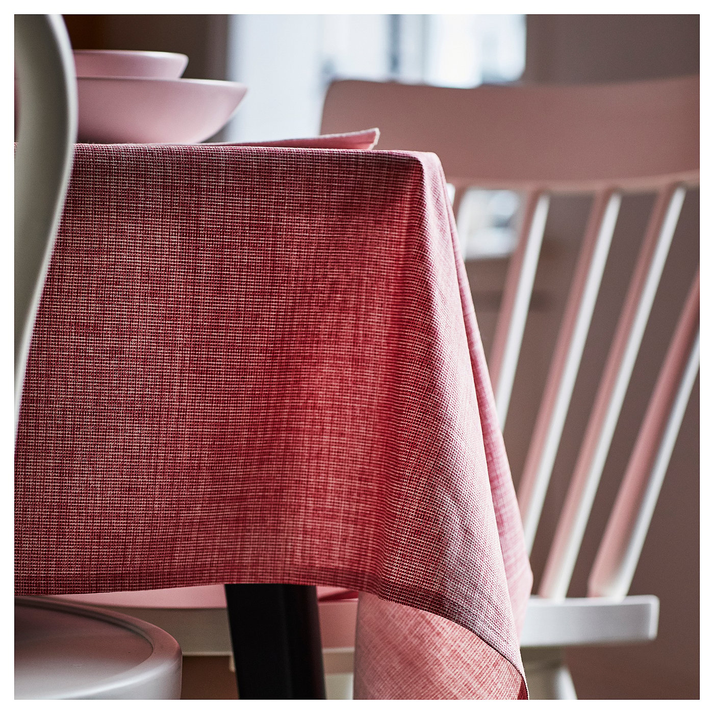 SVARTSENAP tablecloth pink-red - IKEA