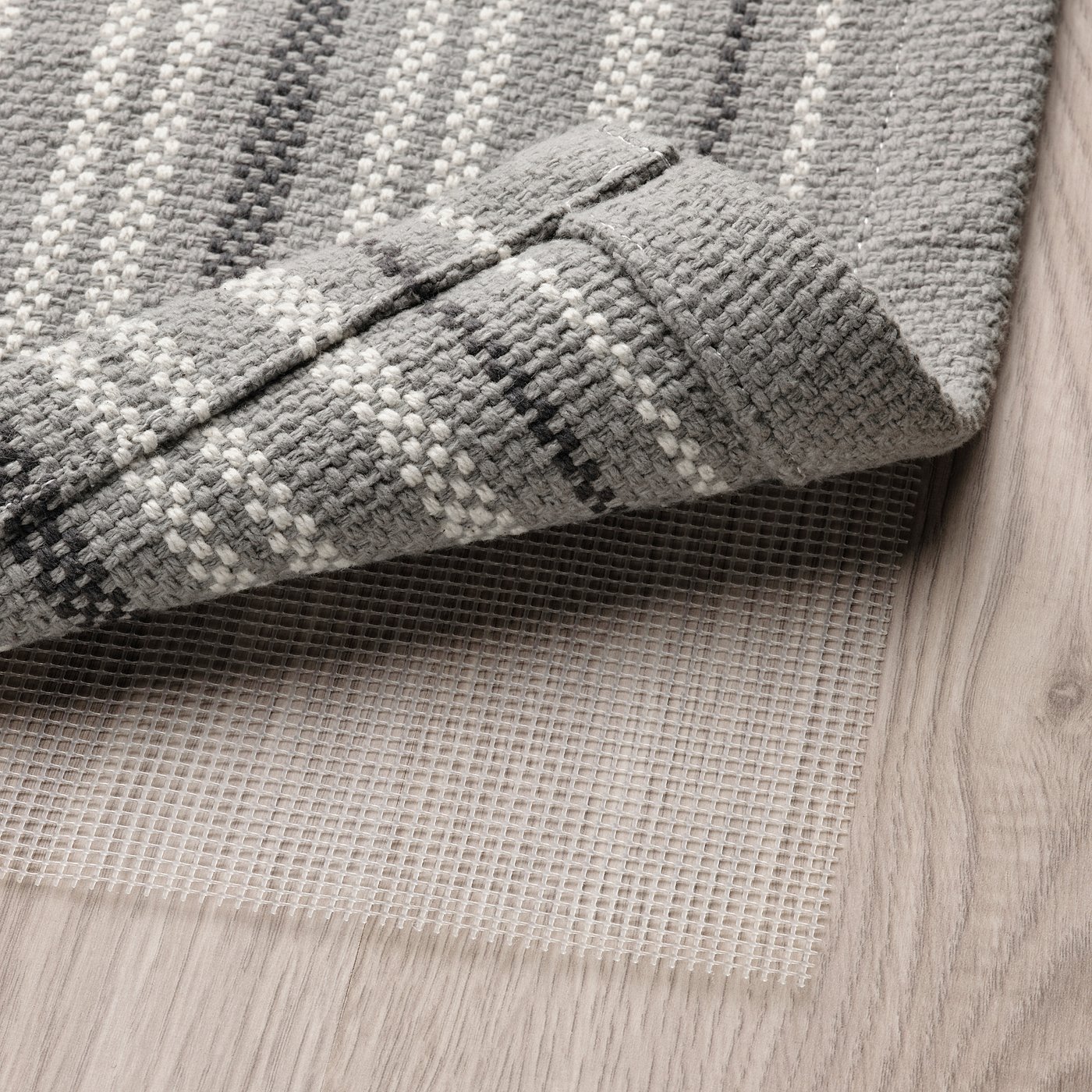 TRANSPORTLED rug, flatwoven grey/striped - IKEA