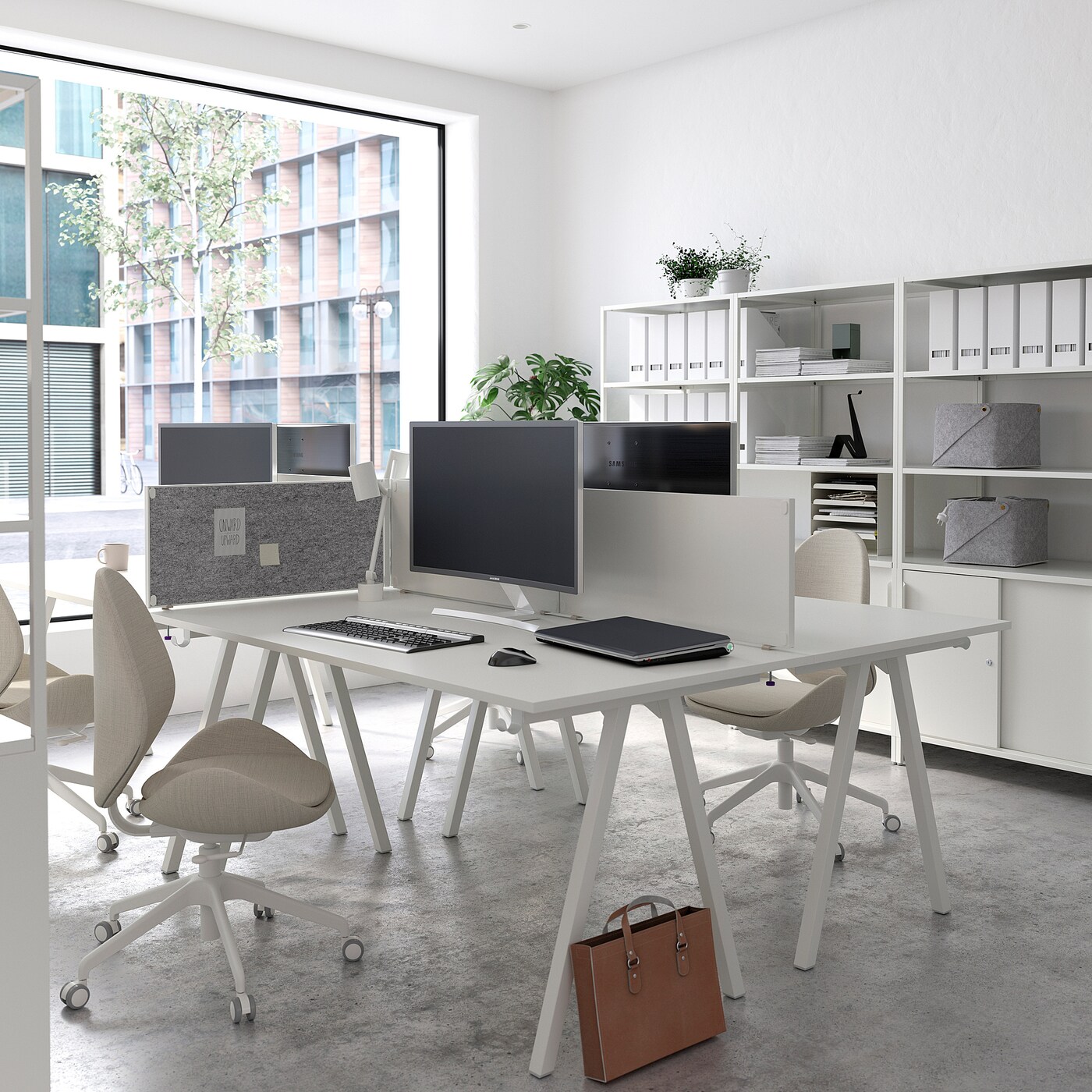 TROTTEN desk white - IKEA