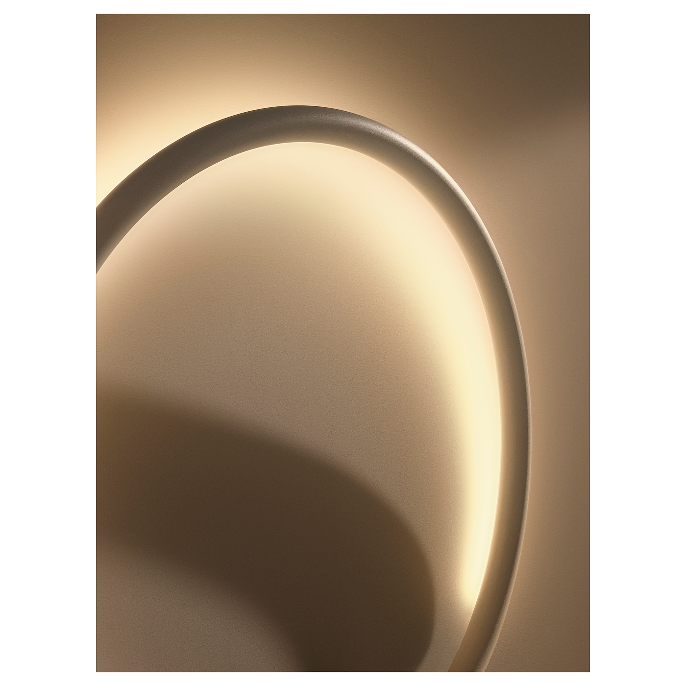 VARMBLIXT LED wall lamp white metal/circle - IKEA