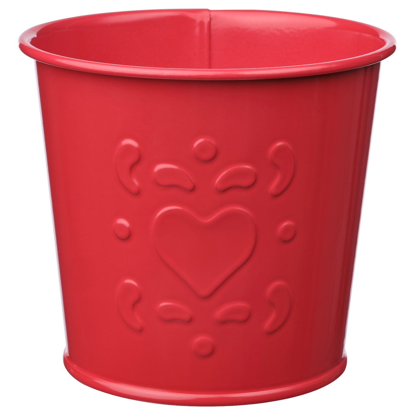 VINTERFINT plant pot heart pattern red - IKEA