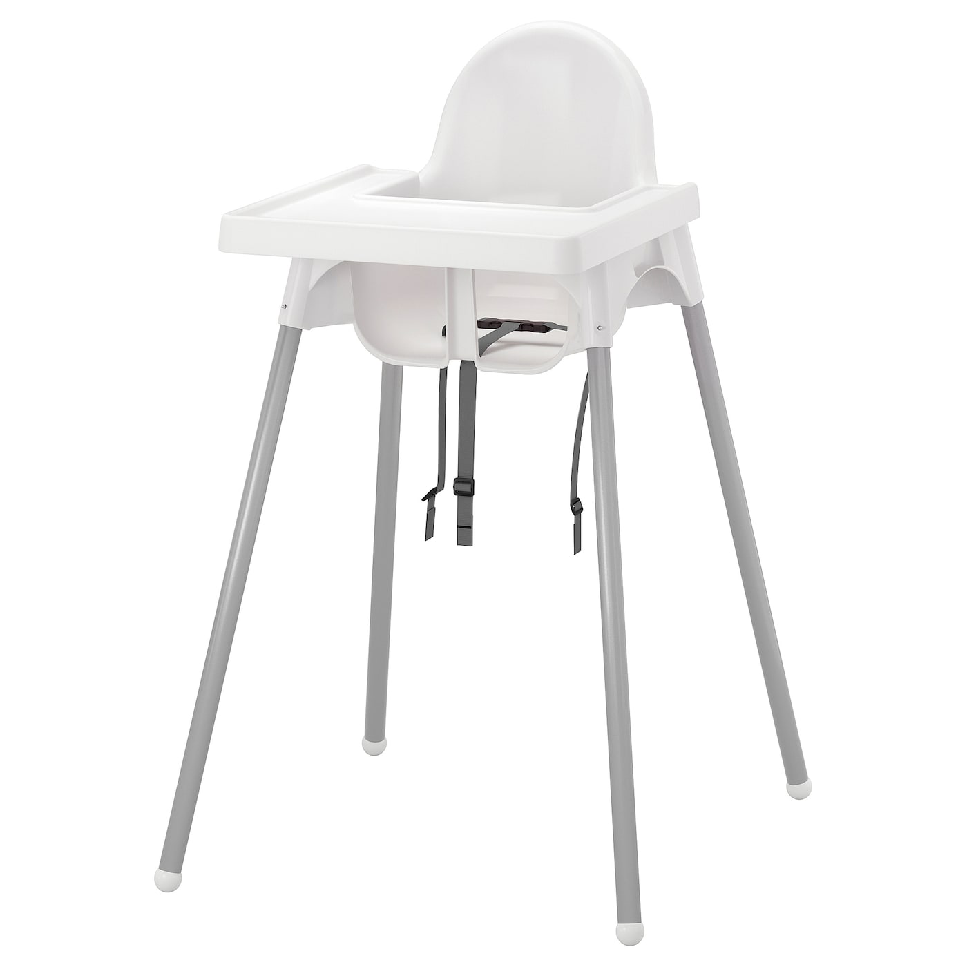 ANTILOP 安迪洛高脚椅白色/银色- IKEA
