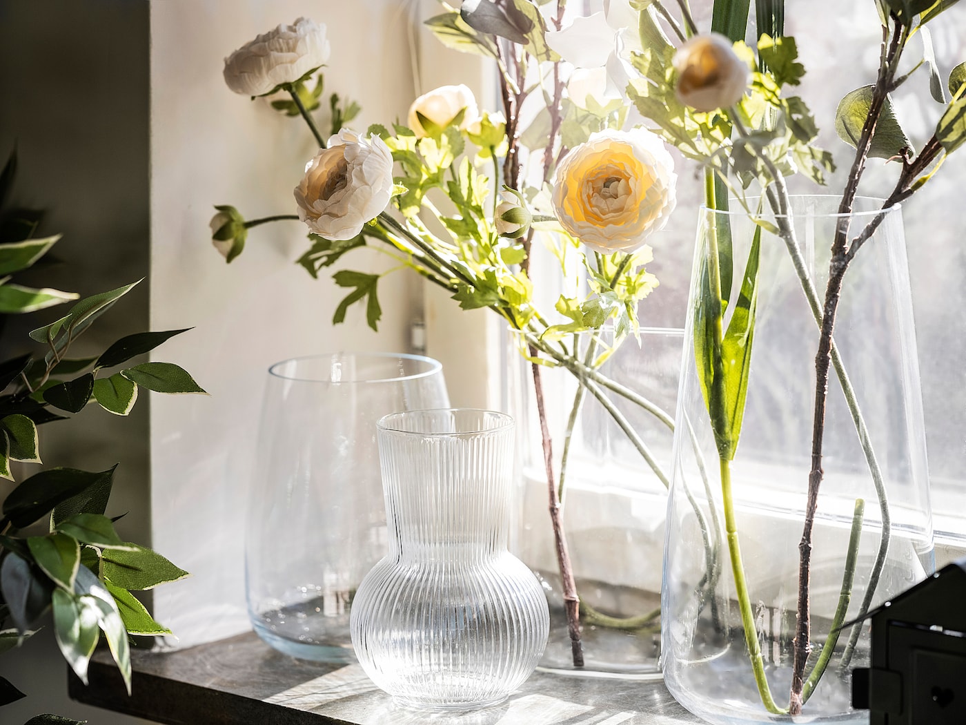 BERÄKNA 比莱纳花瓶透明玻璃- IKEA