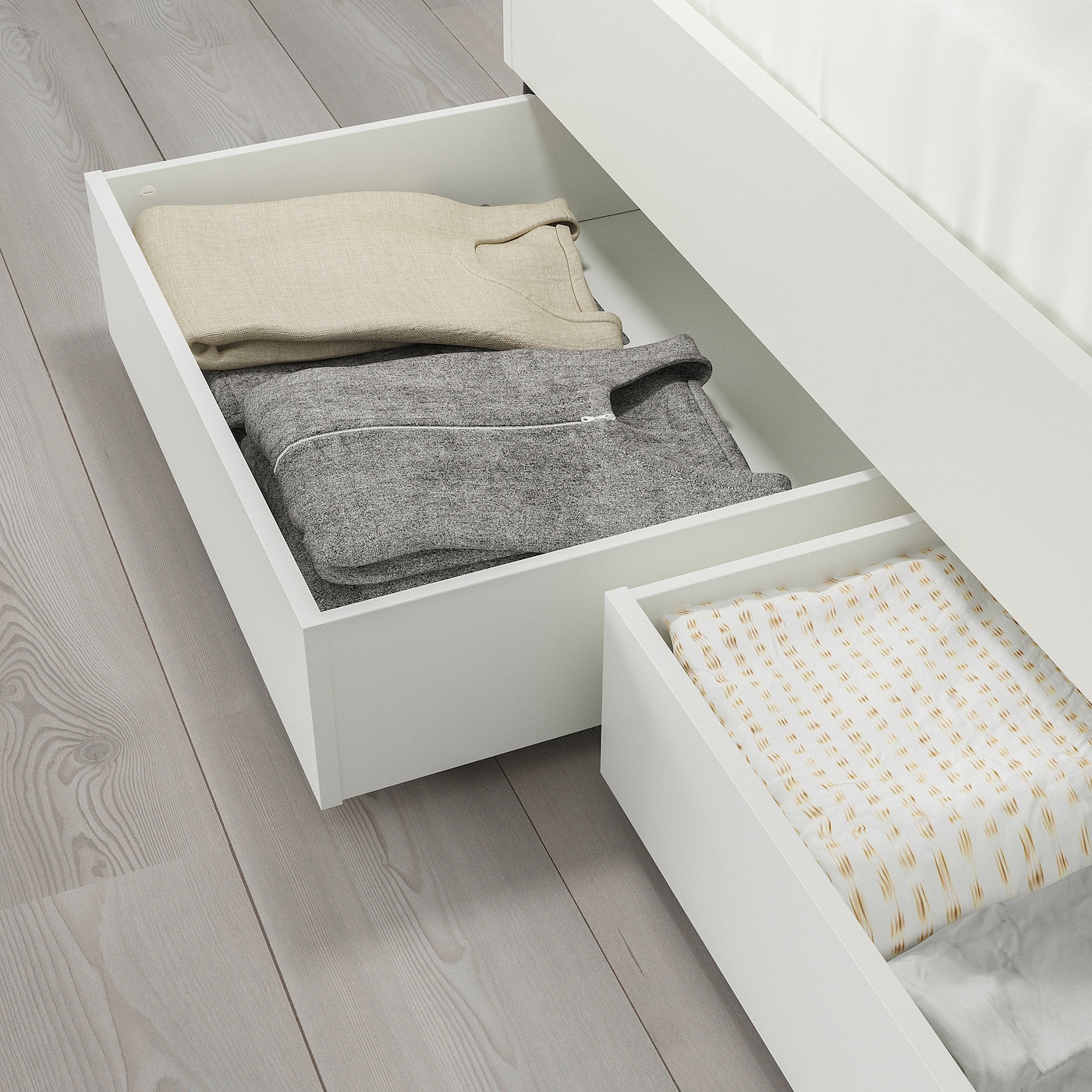 BRUKSVARA 布瓦拉床用储物盒白色- IKEA