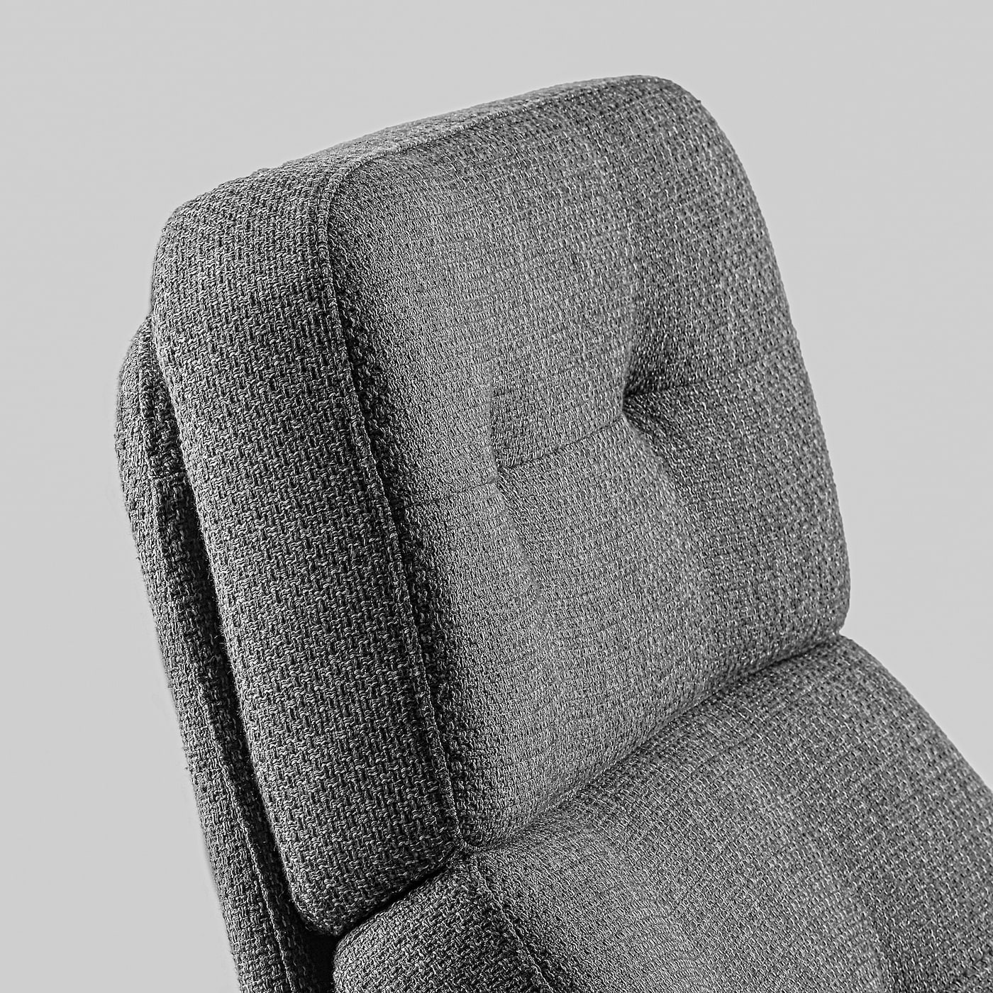 HAVBERG 哈伯格单人沙发/扶手椅和脚凳雷德灰色/黑色- IKEA