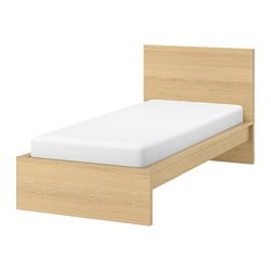 MALM 马尔姆高床架黑褐色- IKEA