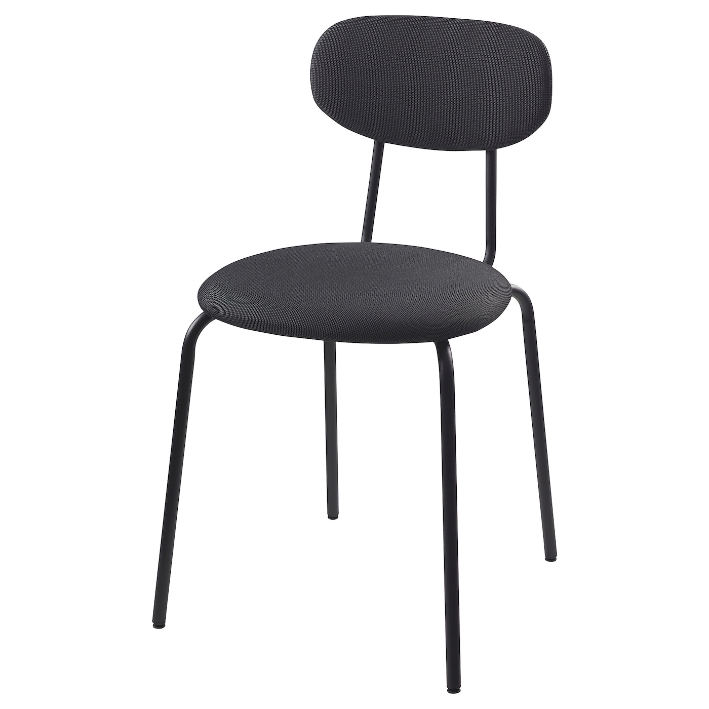ÖSTANÖ 奥斯坦椅子黑色雷马尔恩/深灰色- IKEA