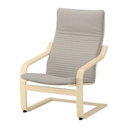POÄNG 波昂扶手椅垫斯科特伯黄色- IKEA