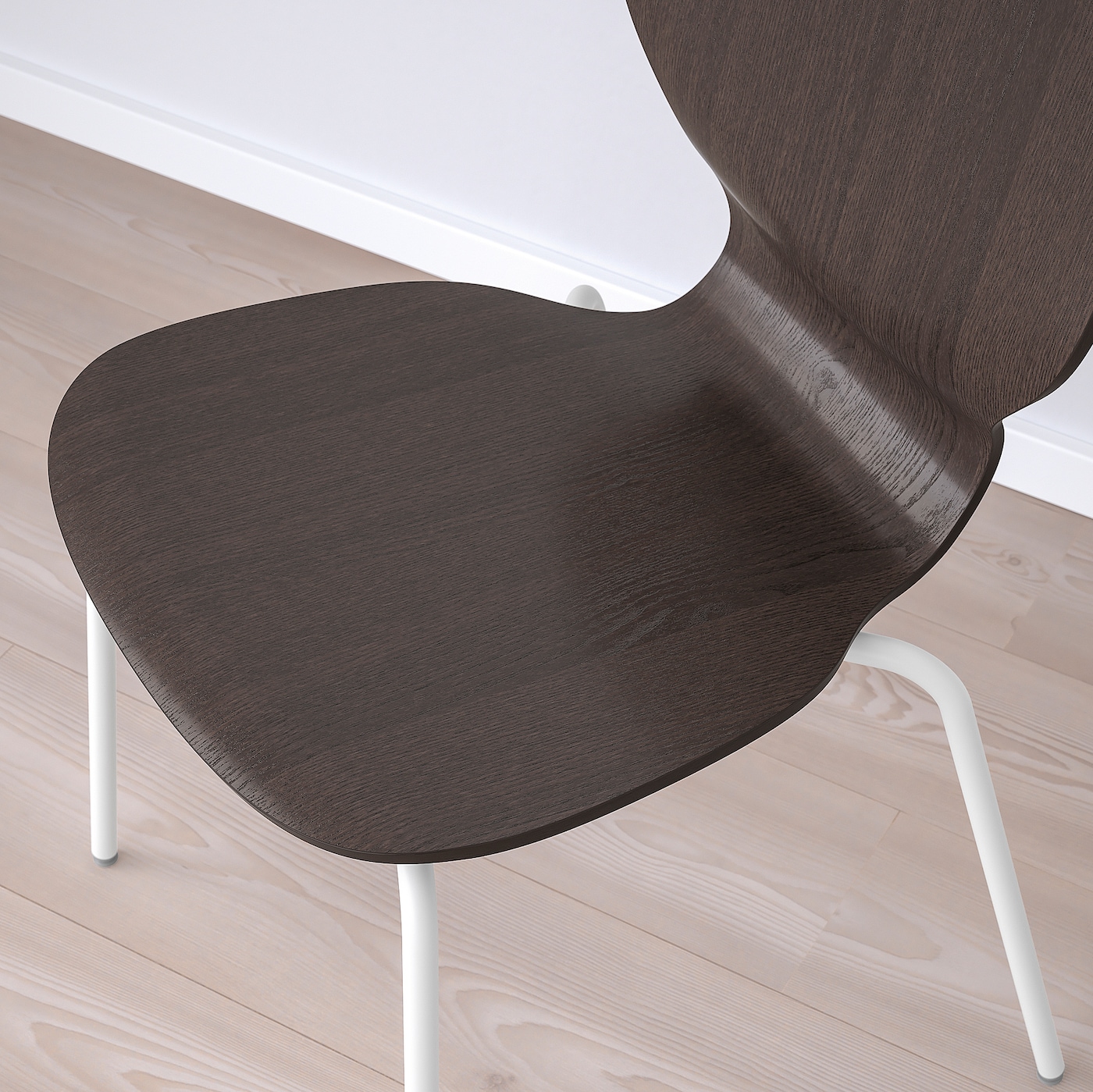 SIGTRYGG 西格图椅子深褐色/谢法斯特白色- IKEA