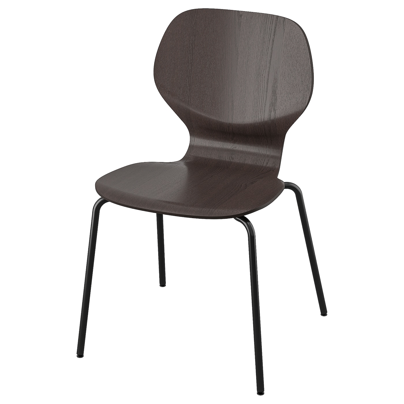 SIGTRYGG 西格图椅子深褐色/谢法斯特黑色- IKEA