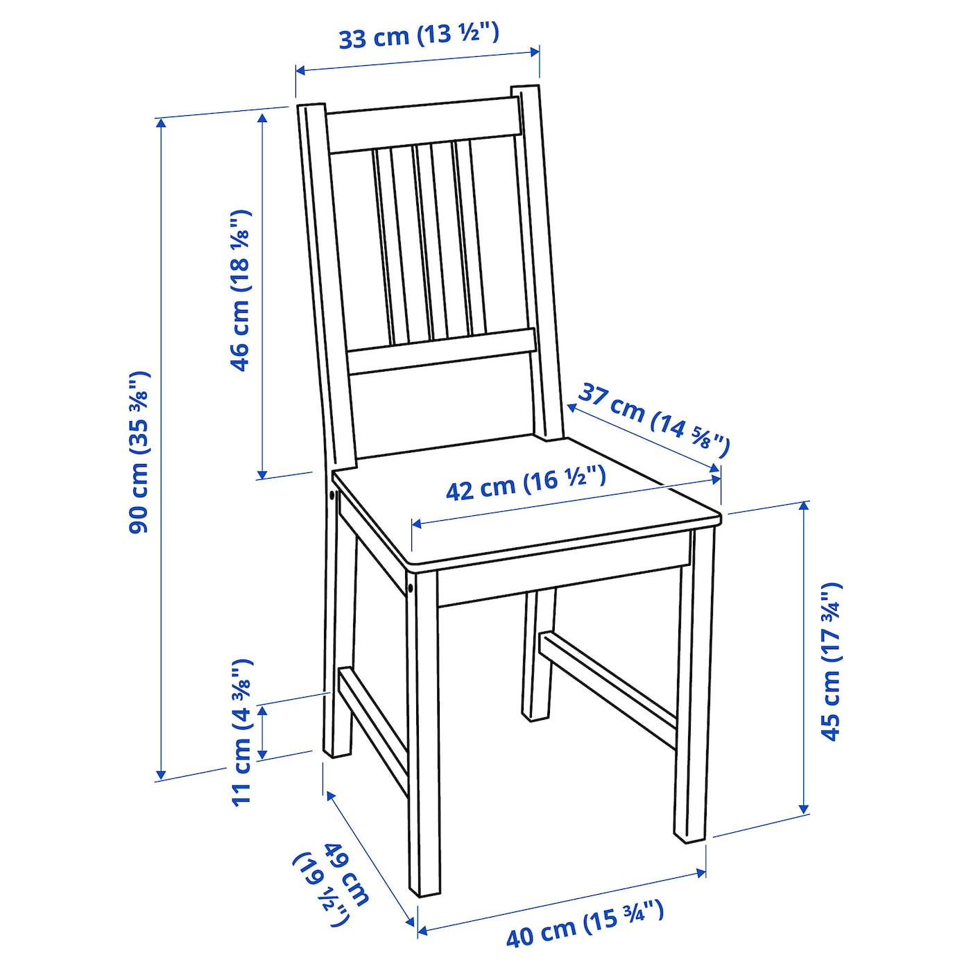 STEFAN 斯第芬椅子黑褐色- IKEA STEFAN 斯第芬椅子黑褐色- IKEA